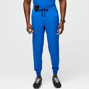 🆕 NWT Men’s FIGS Tansen Jogger Scrub Pants Royal Blue Jogger RBU Size Large Tall